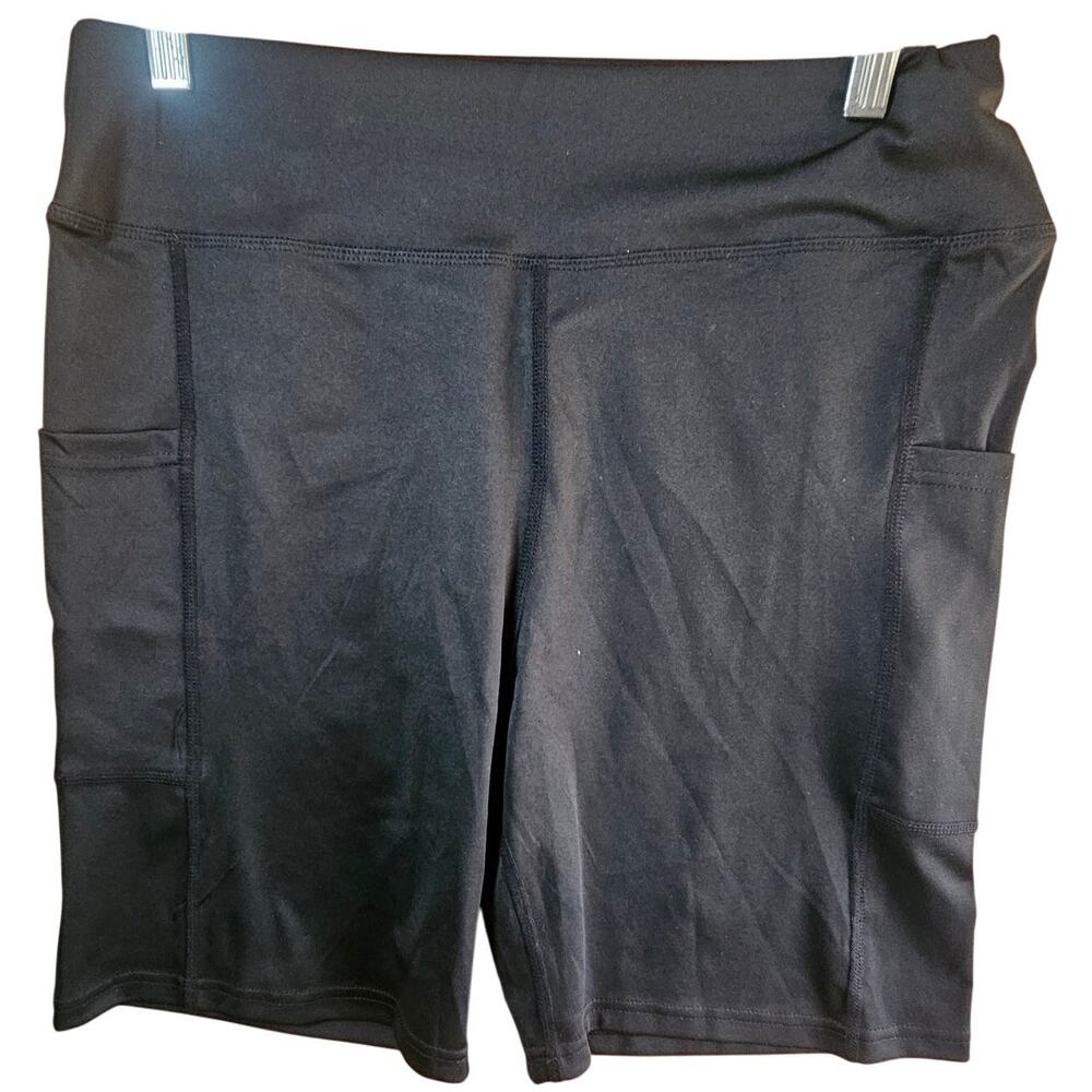 Black Athletic Shorts with Pockets Size XXL New with Tags